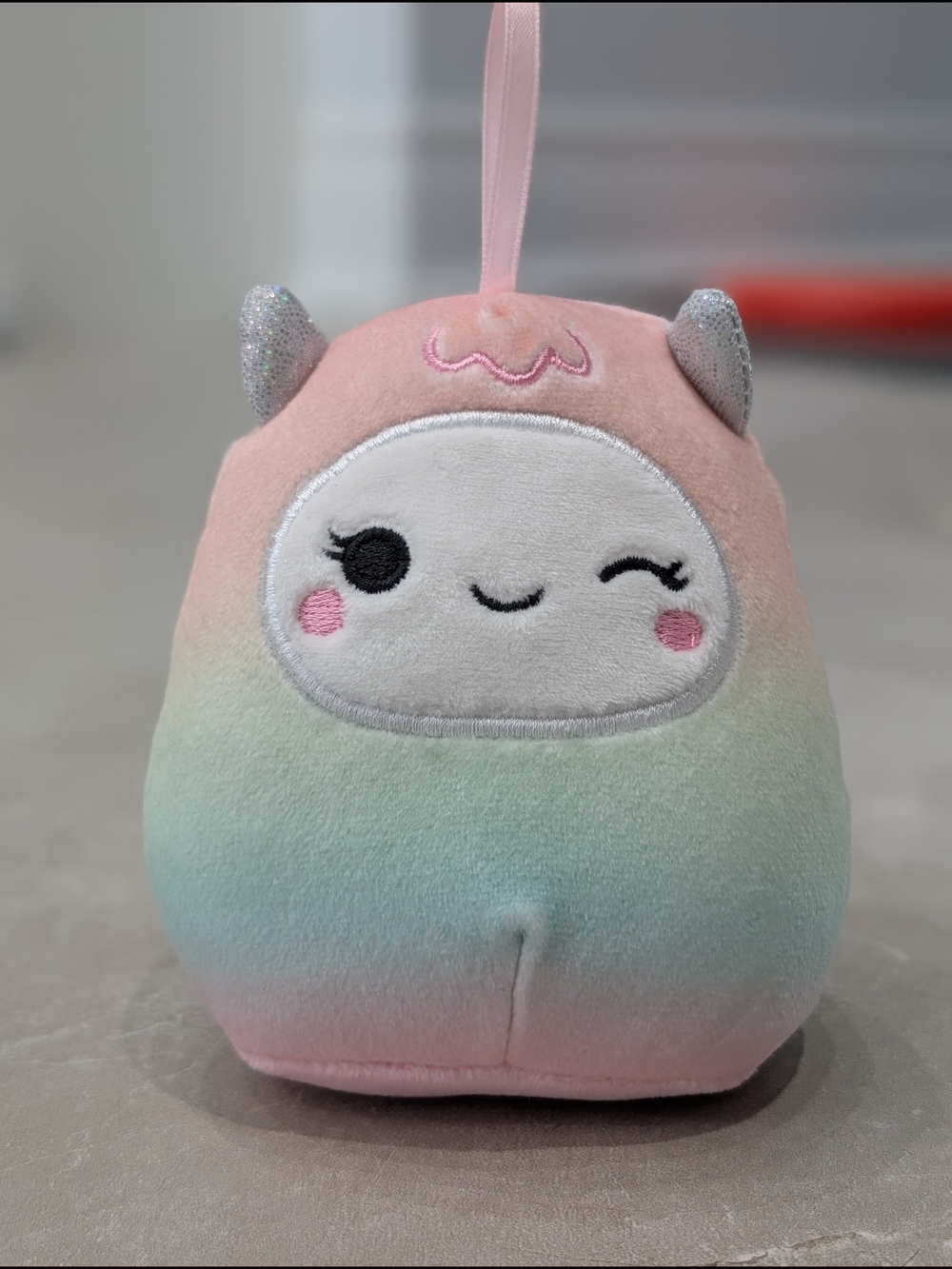 4/$20 Squishmallows Yara the Yeti Plush Ornament – 4"